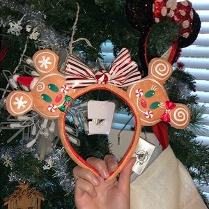Disney Minnie Mouse Gingerbread Man Ear Headband